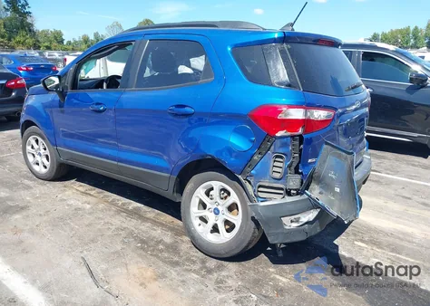 2022 Ford Ecosport Se z USA, uszkodzony, nr VIN MAJ6S3GL3NC467107